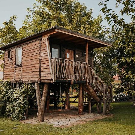 柳托梅尔 Treehouse Drevesna Hiska Strkovo Gnezdo Ranc Jures酒店 外观 照片